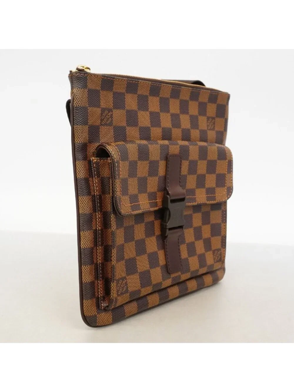 Louis Vuitton Shoulder Bag Damier Pochette Melville Ebene